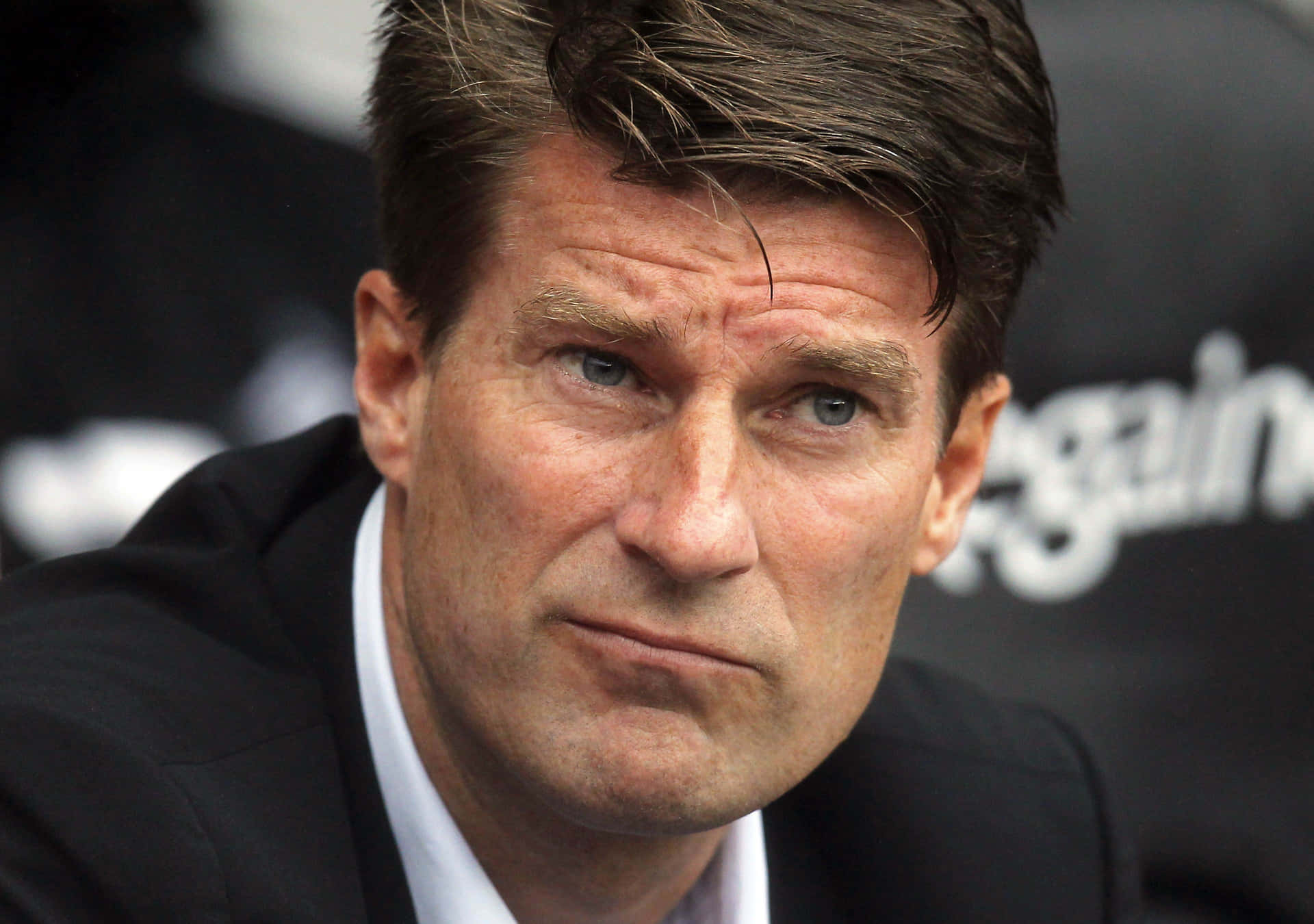 Michael Laudrup Watching During Game