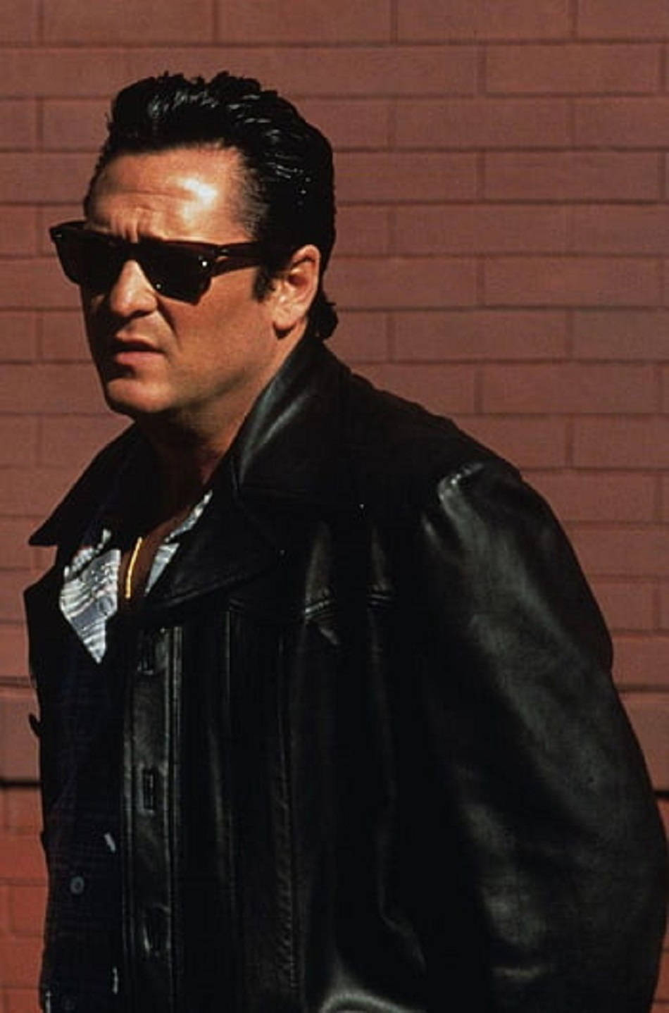 Michael Madsen Black Jacket And Sunglasses Background