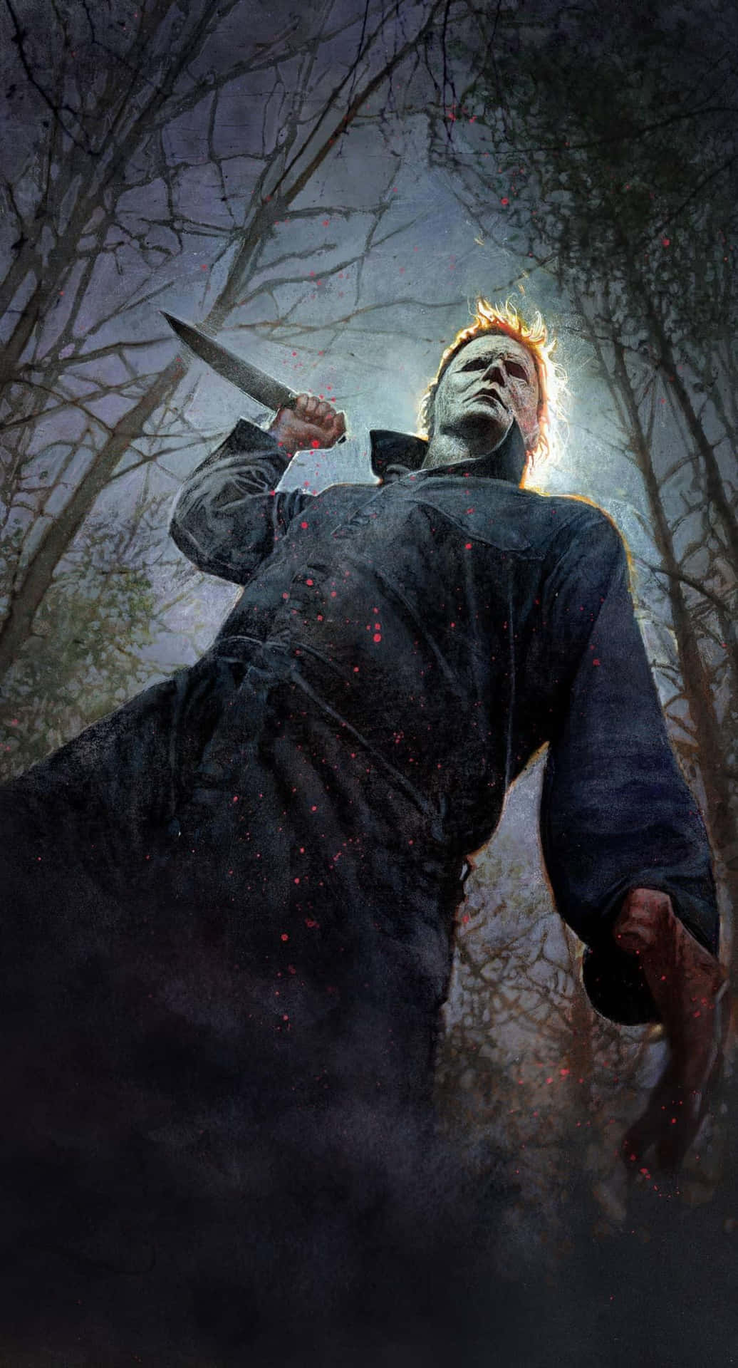 Michael Myers Phone Poster Design Background