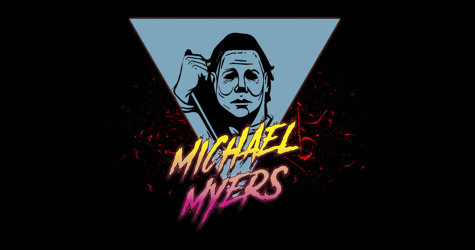 Michael Myers Pop Art Background