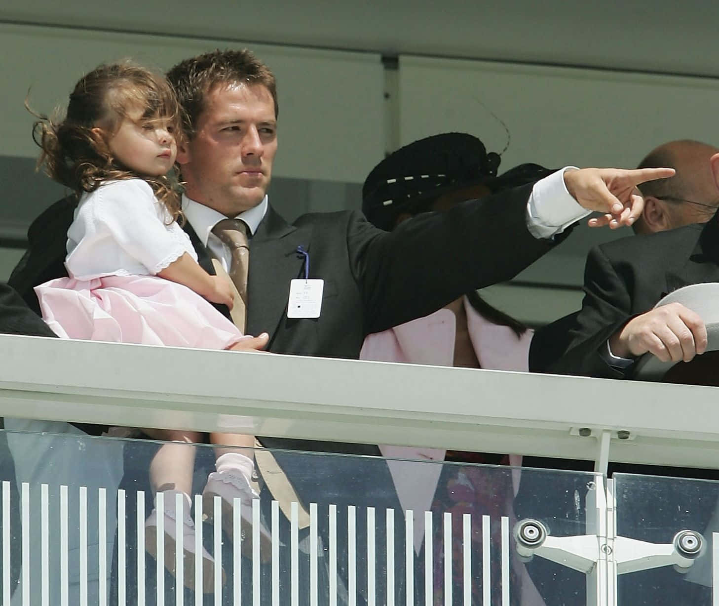Michael Owen With Daughter Gemma Rose Owen Background
