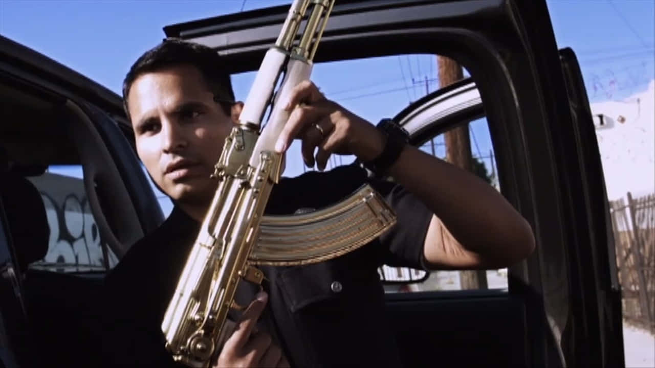 Michael Pena In His Latest Film Role. Background