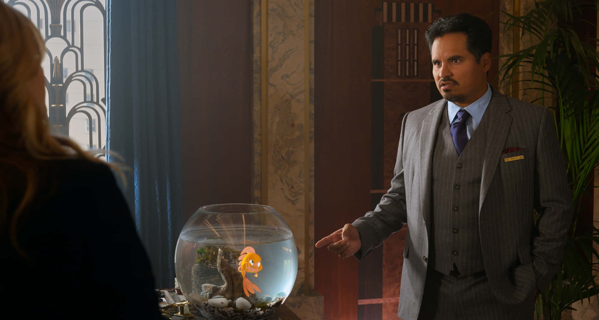 Michael Peña In His Latest Project. Background