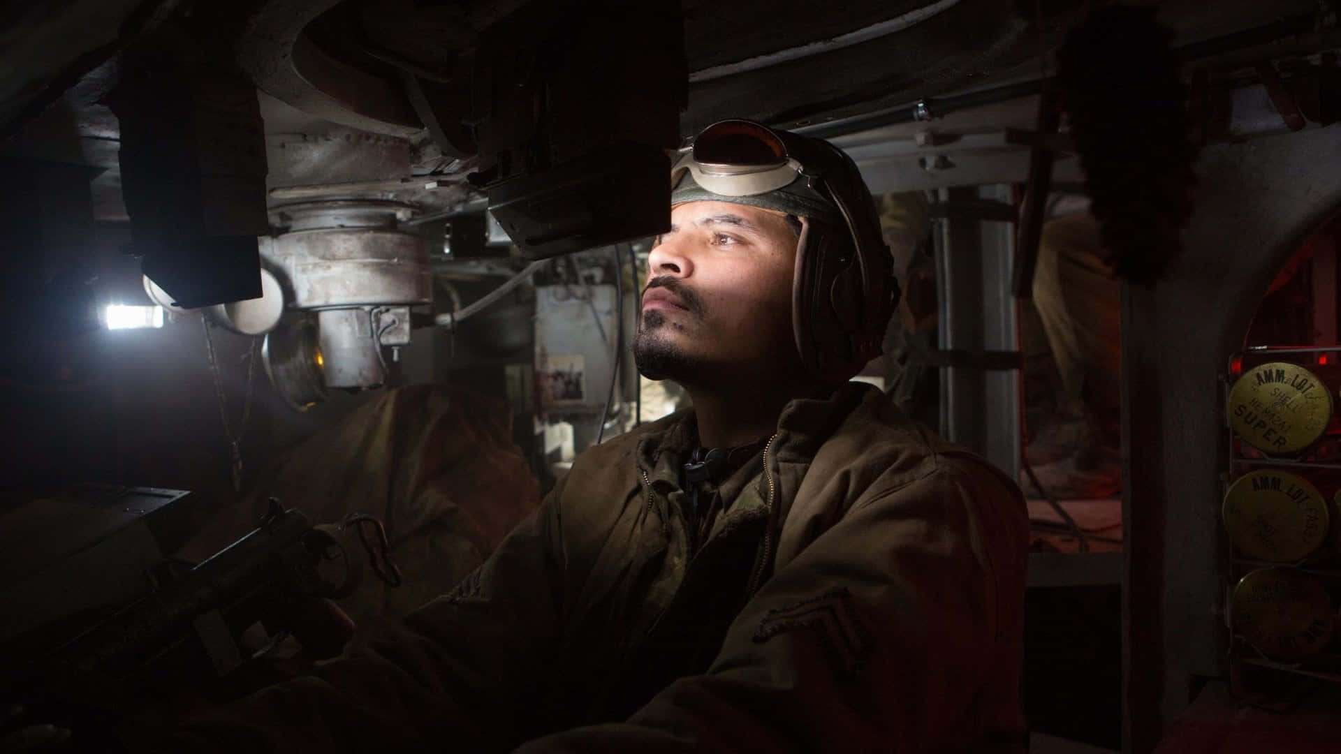 Michael Peña Poses For Camera Background