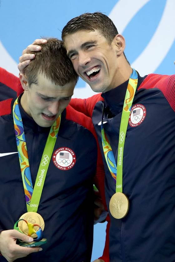 Michael Phelps And Ryan Held Background