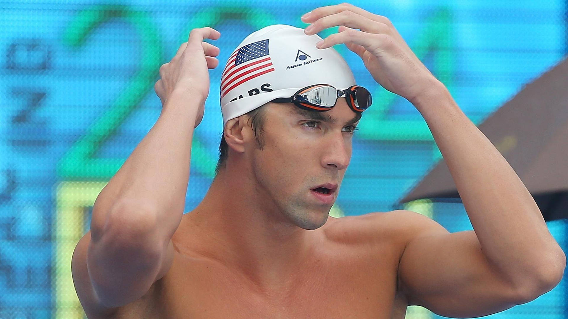 Michael Phelps Before Competition