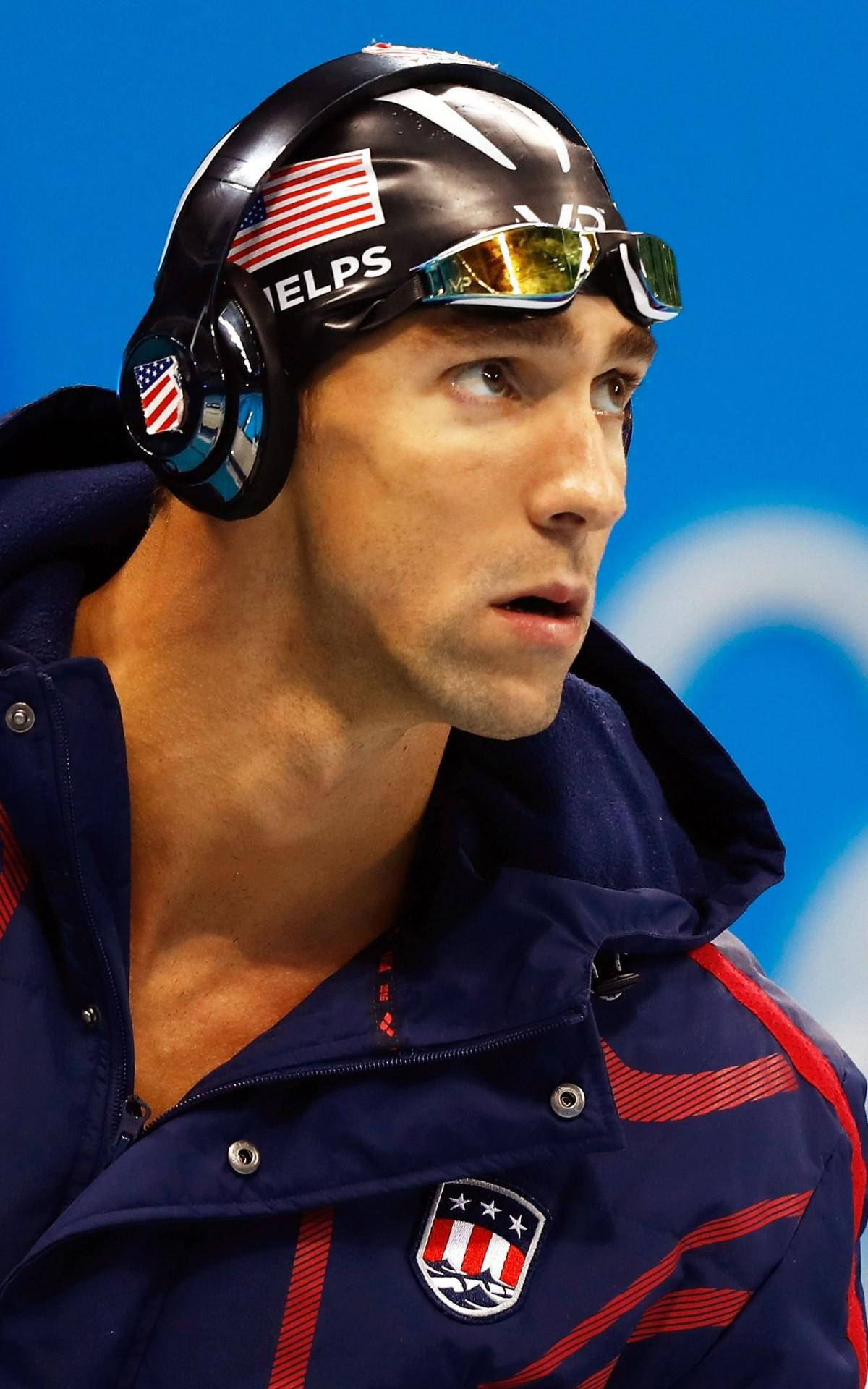 Michael Phelps Headphones Background
