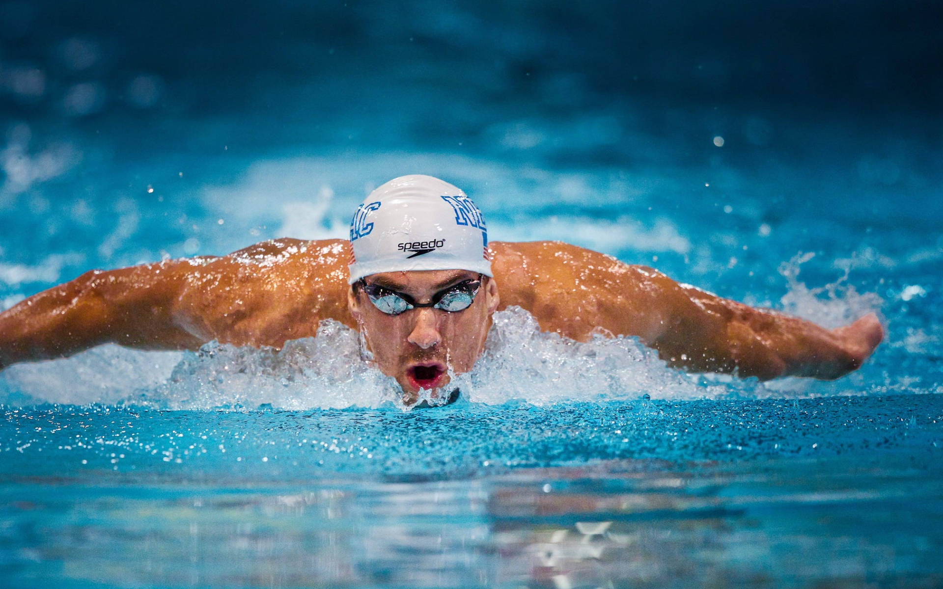 Michael Phelps Swimming Tournament Background
