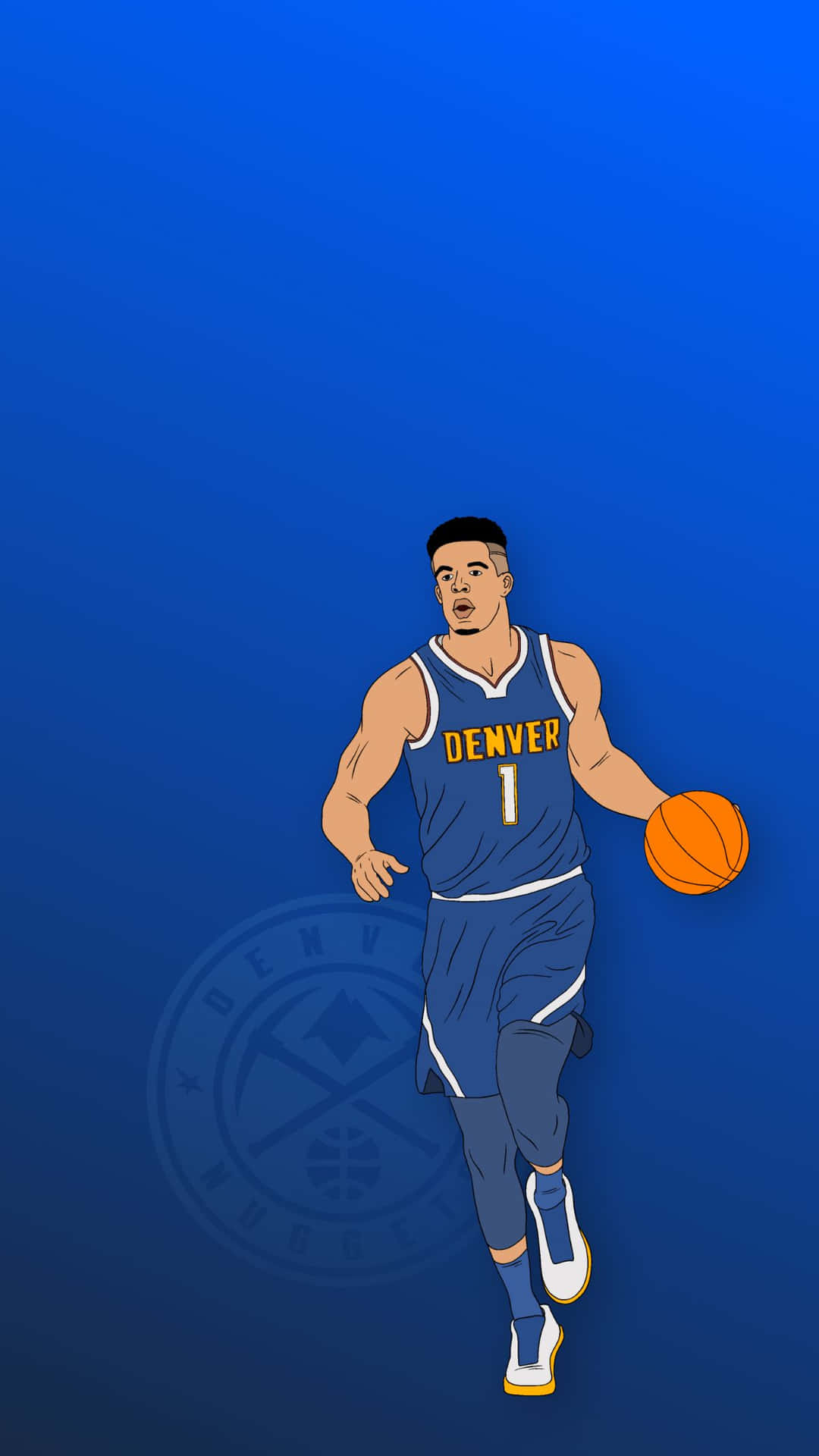 Michael Porter Jr Digital Illustration Background