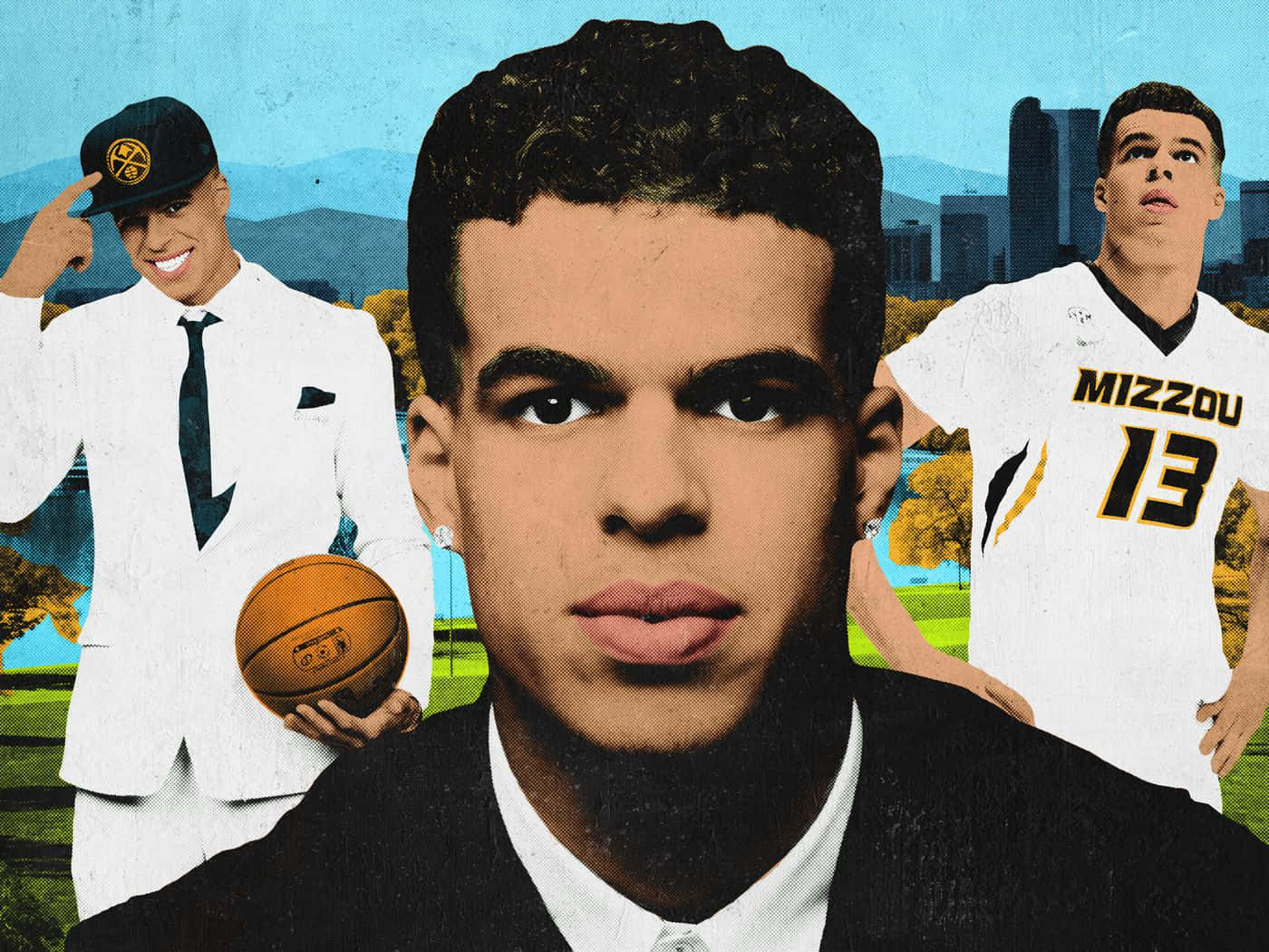 Michael Porter Jr Digitally Created Artwork Background