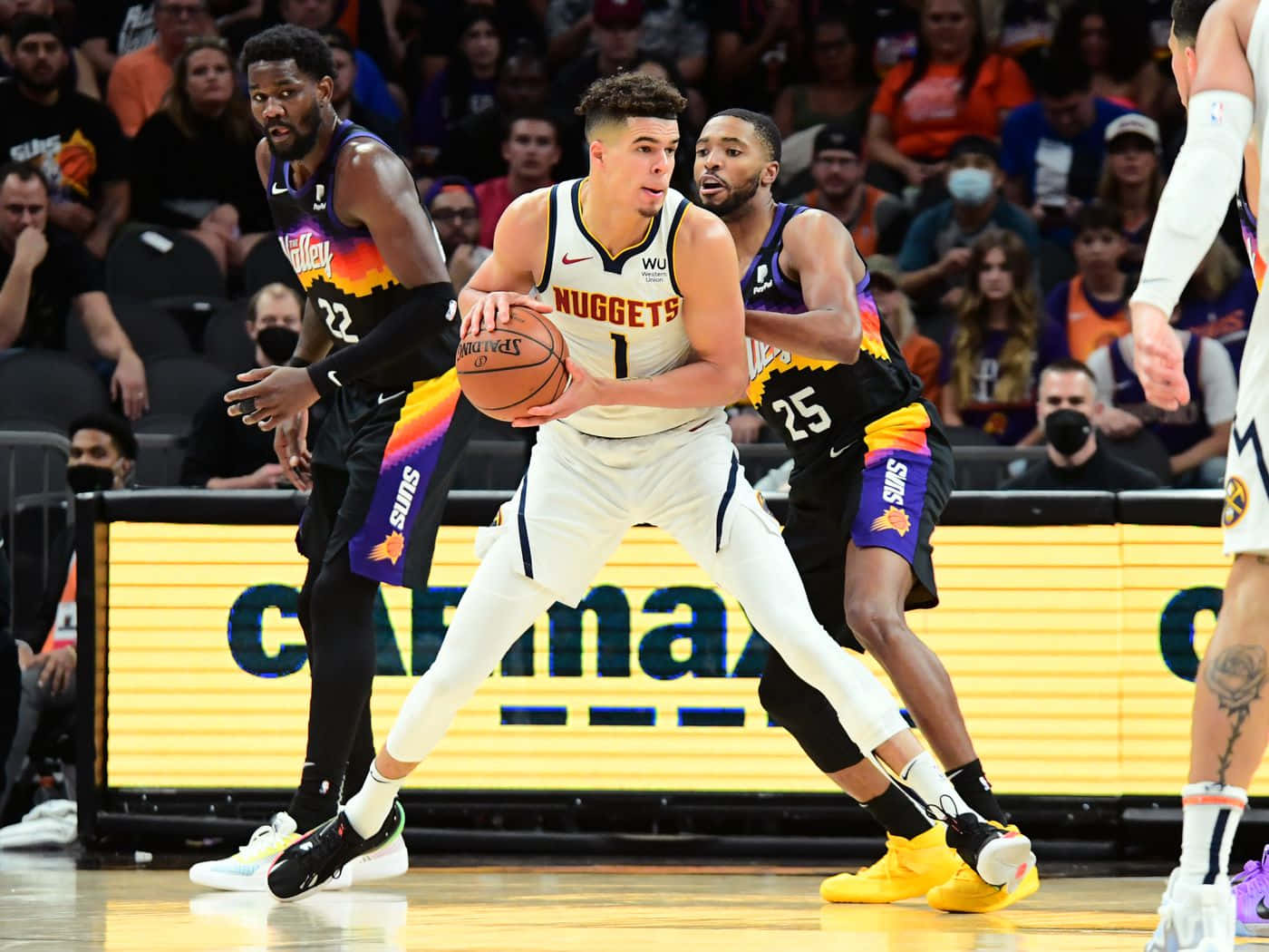 Michael Porter Jr Split Stance Background