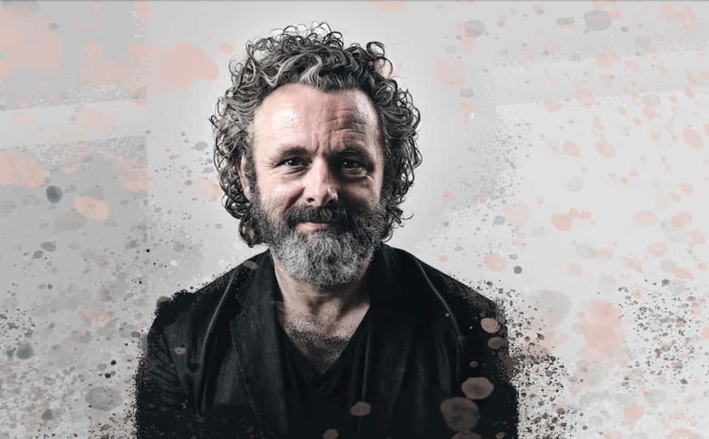 Michael Sheen In Midst Of A Performace Background