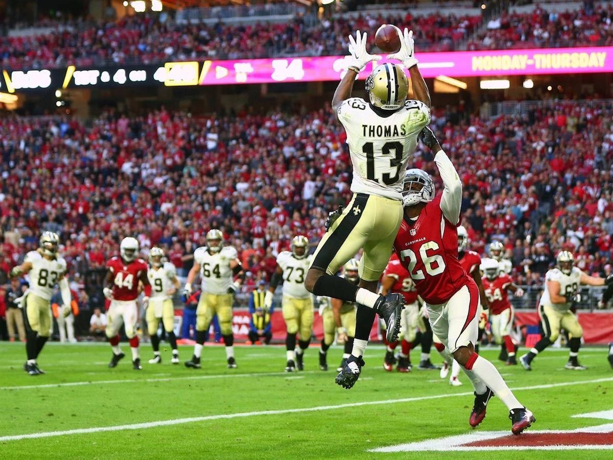 Michael Thomas Airborne Catch Background