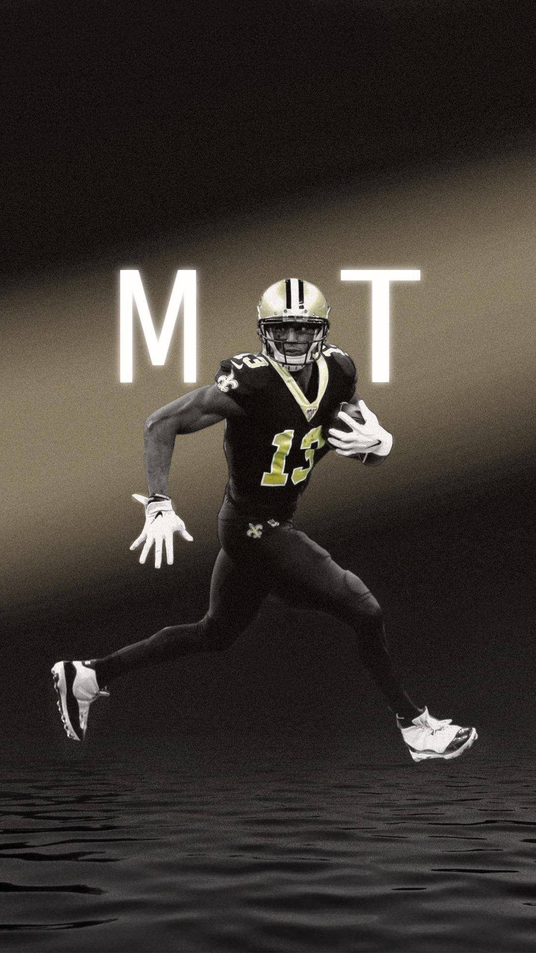 Michael Thomas Initials Background