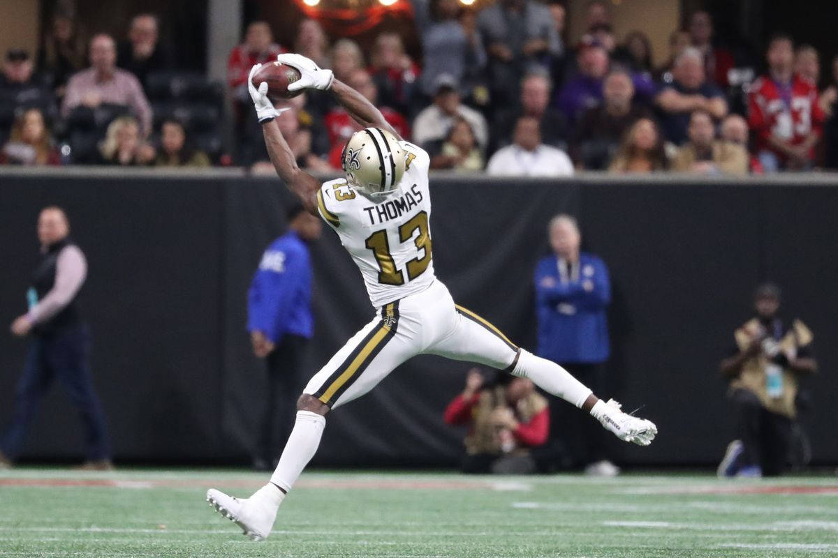 Michael Thomas Leaping Background