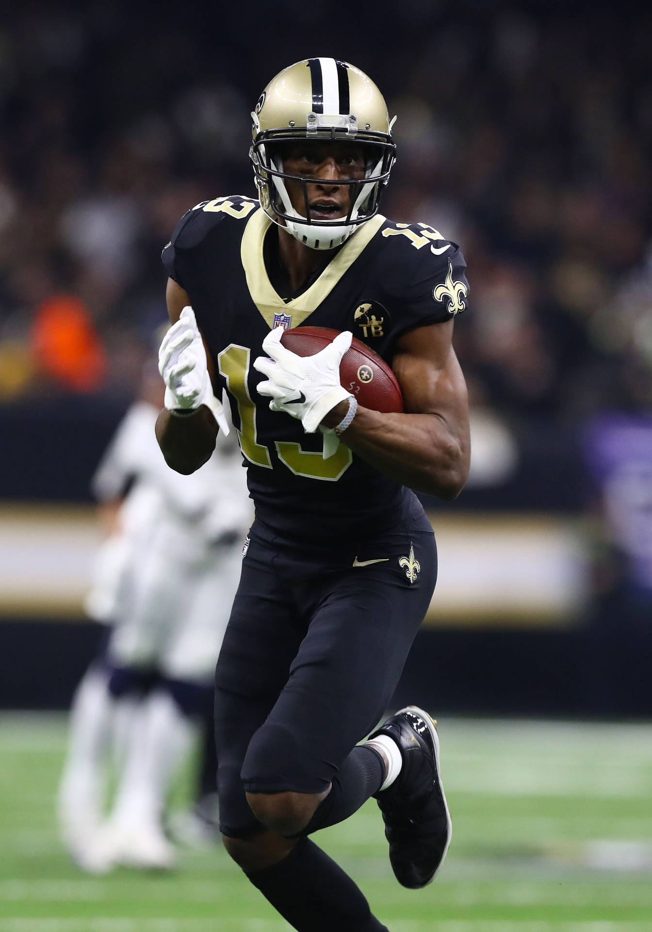 Michael Thomas Protecting Ball Background