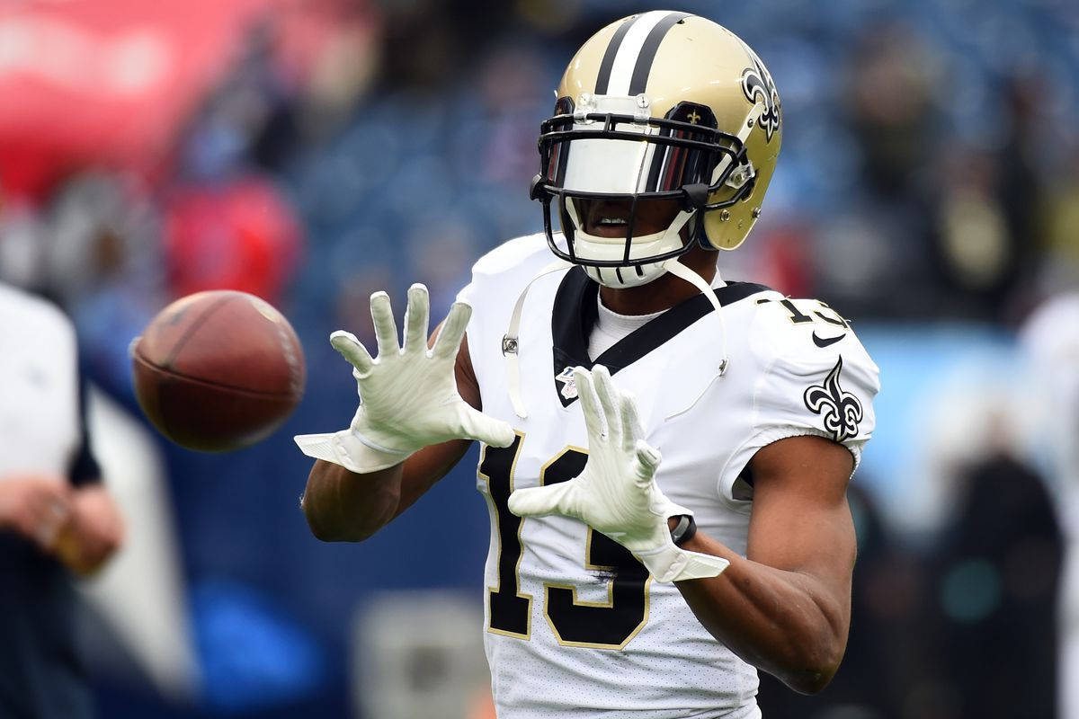 Michael Thomas Ready For Catch Background