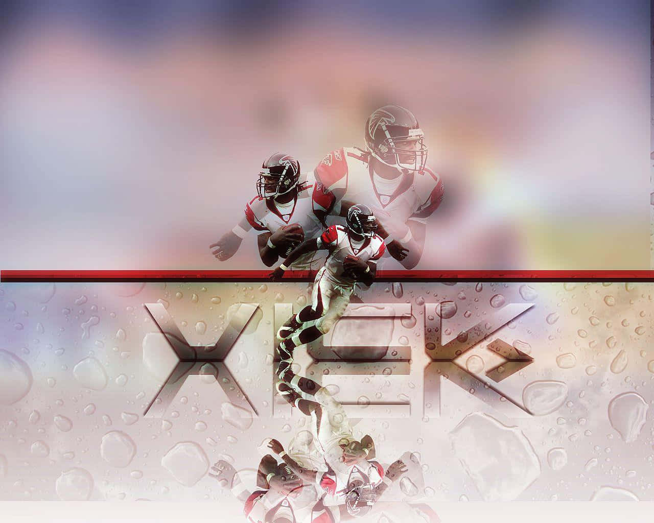 Michael Vick During His Heyday As Quarterback Of The Atlanta Falcons Background