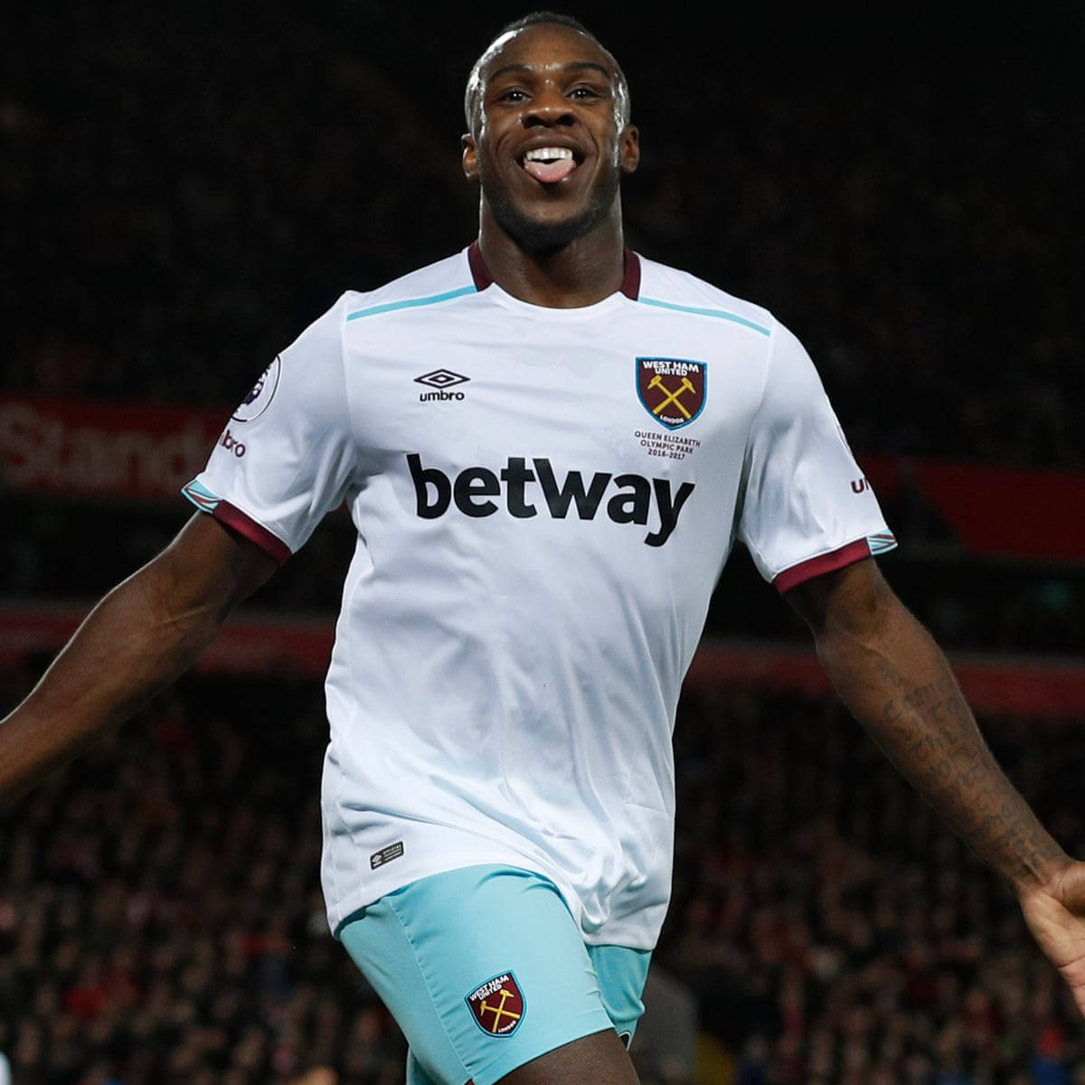 Michail Antonio Betway White Shirt Background