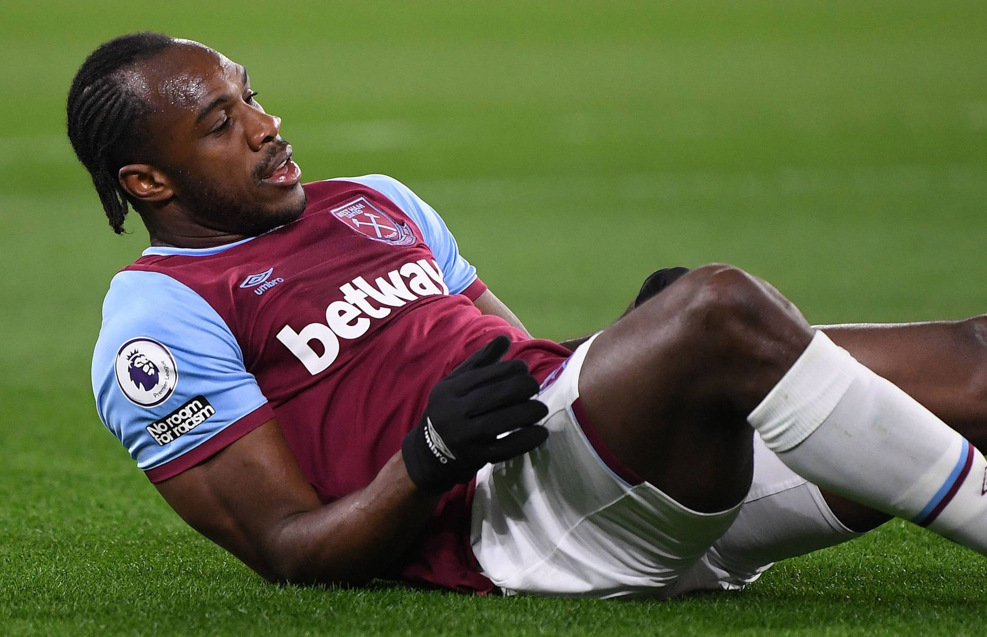 Michail Antonio On Ground Hurt Background