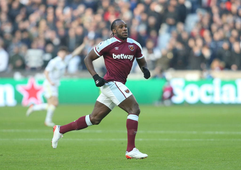 Michail Antonio Running On Grass