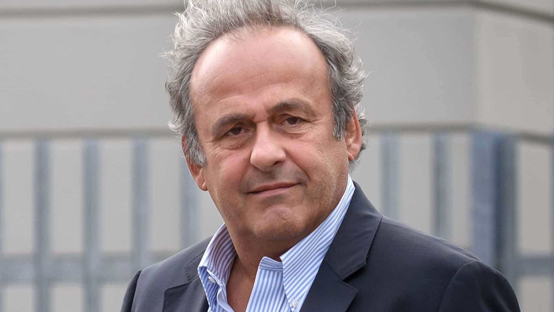 Michel Platini Football Legend Candid Photography Background