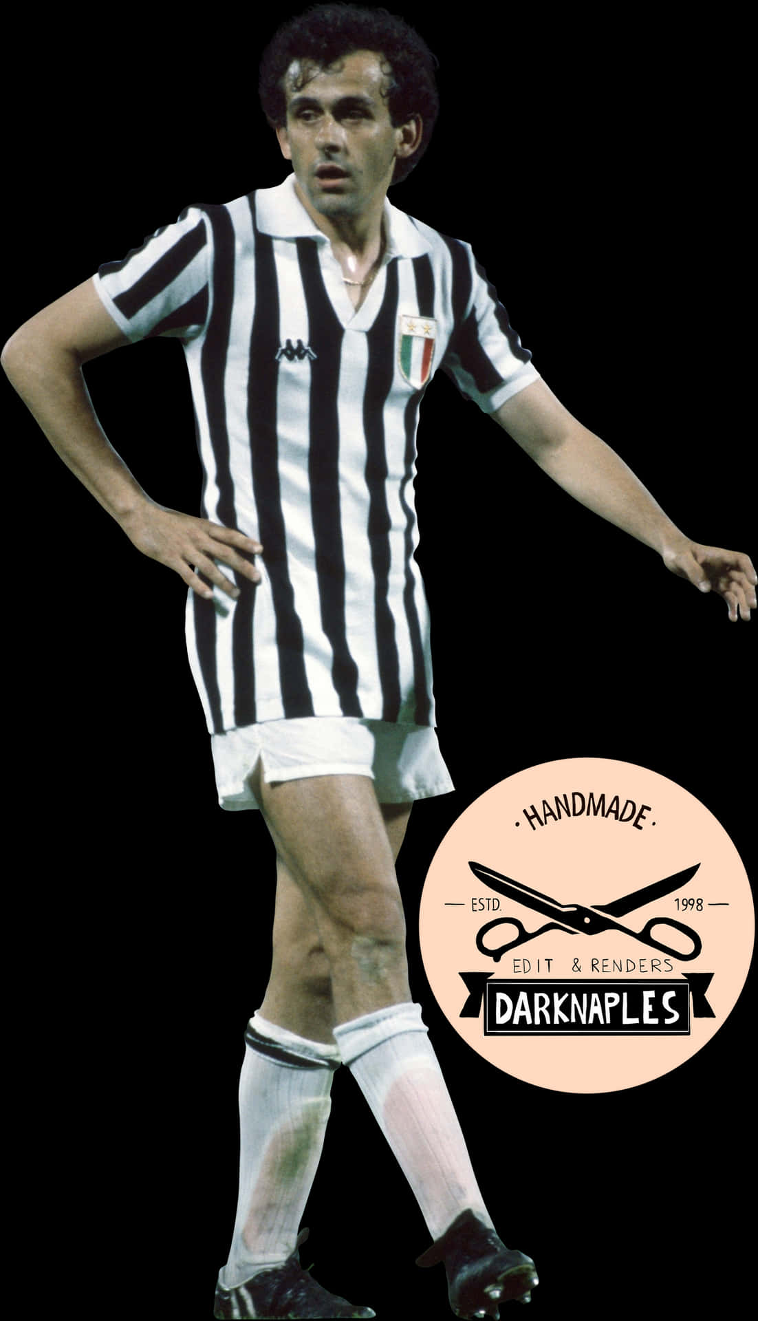 Michel Platini Football Legend Photo Background