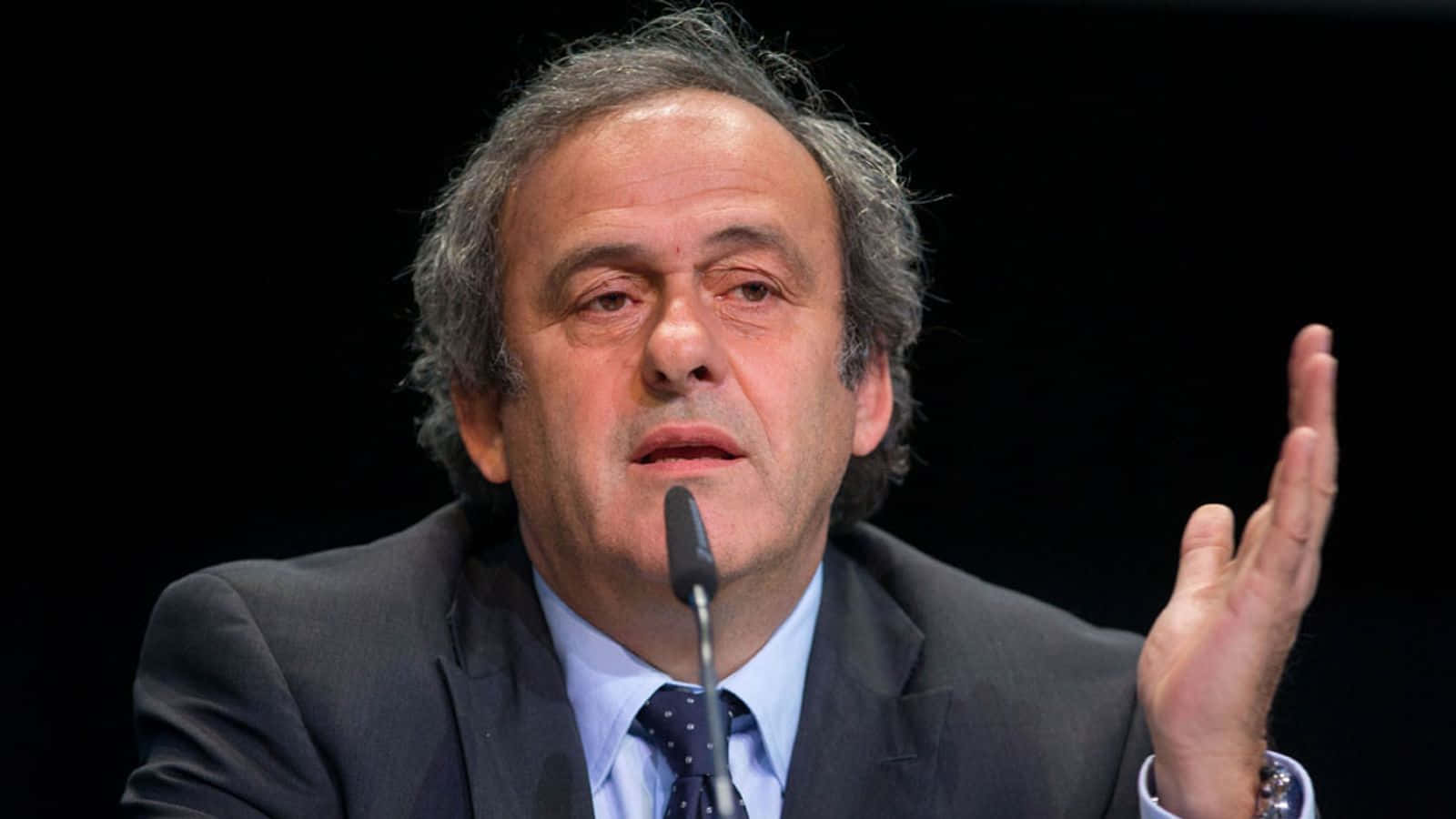 Michel Platini Footballer Speaker Photography Background