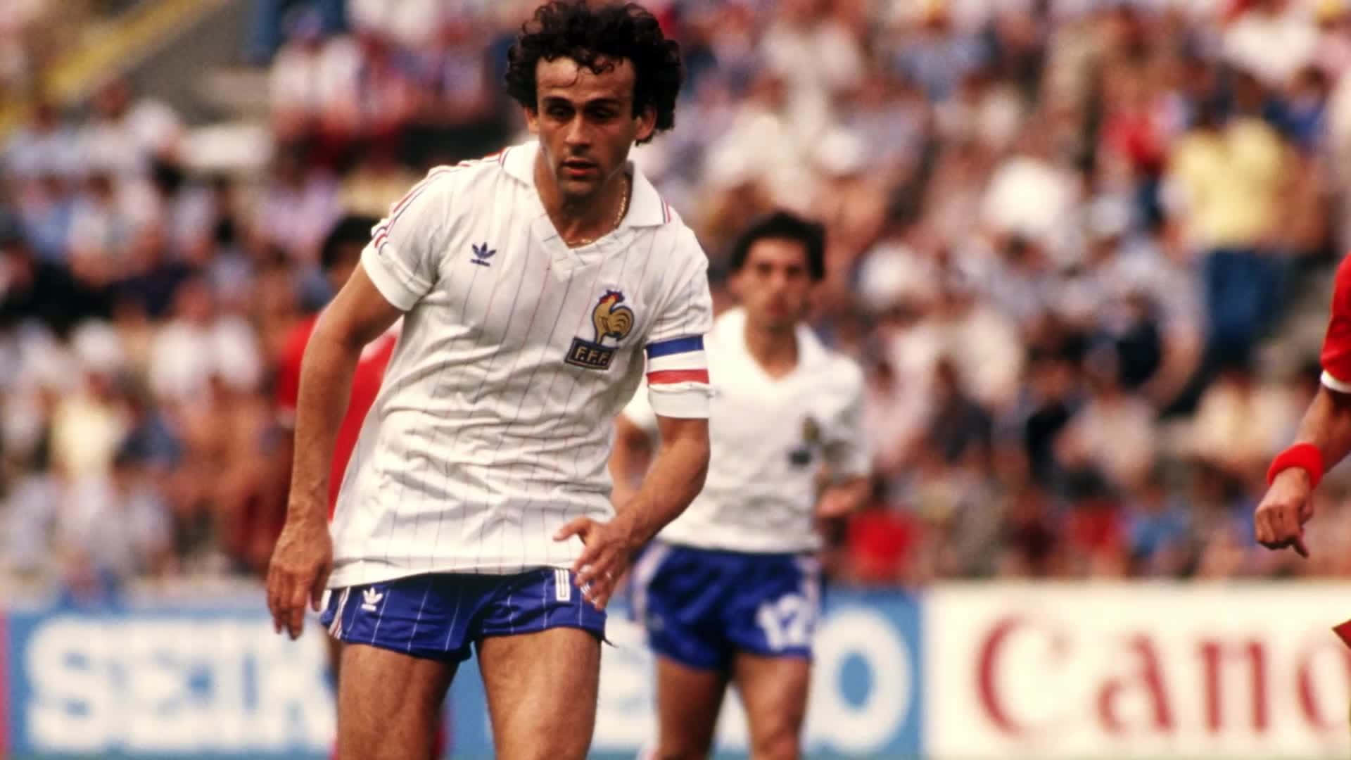 Michel Platini France Kuwait 1982 Photography Background