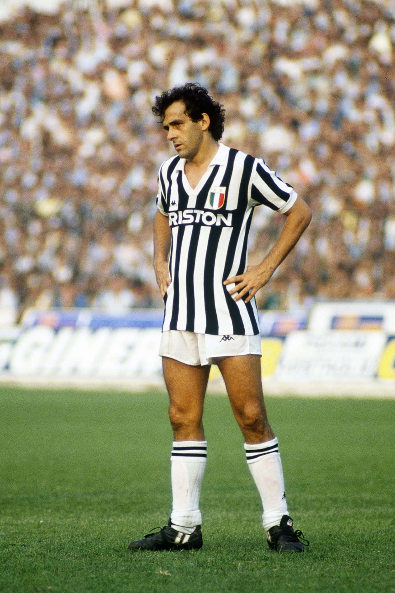 Michel Platini Game Face Football Photography Background