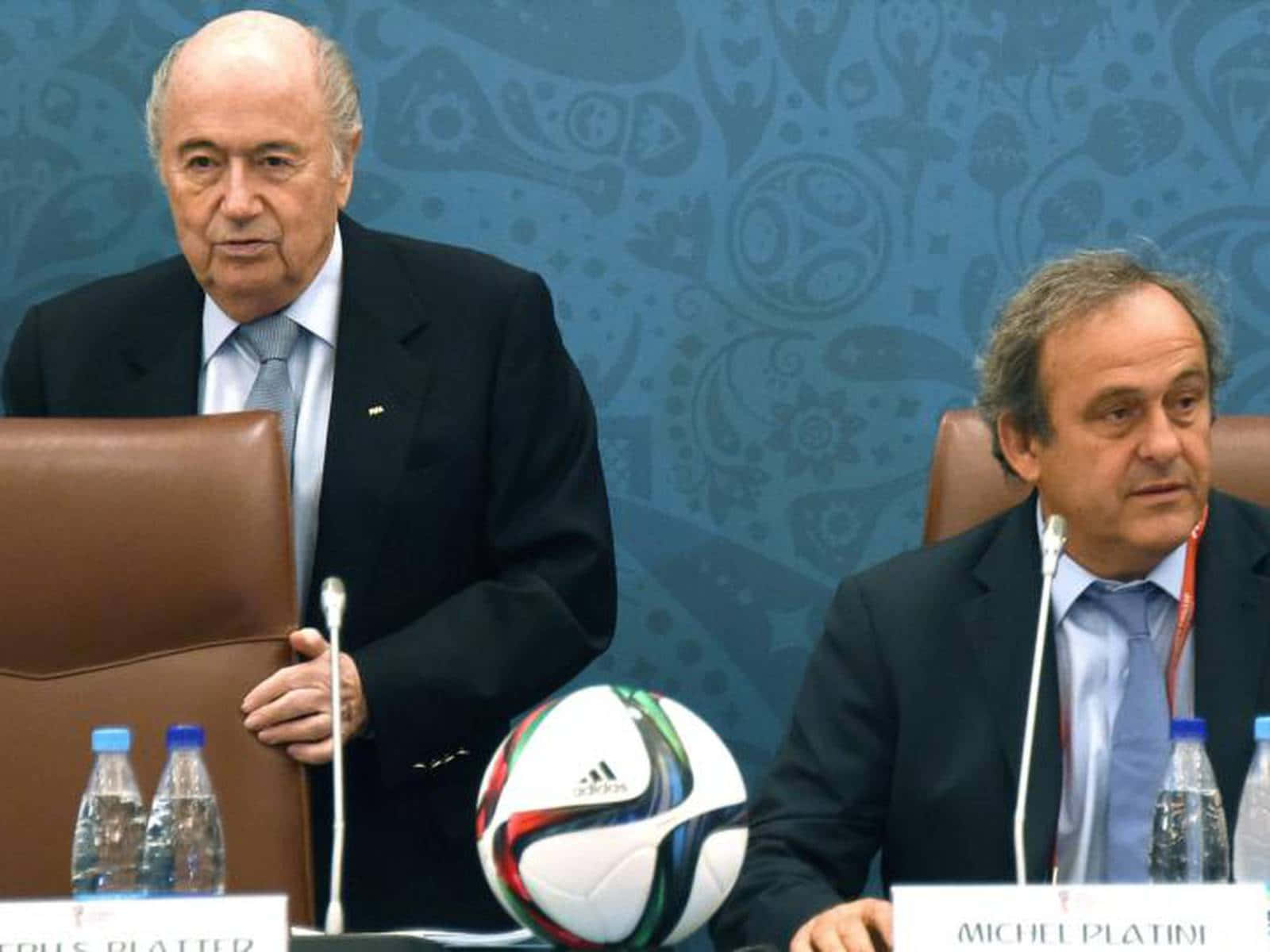 Michel Platini Sepp Blatter Forum Photography Background