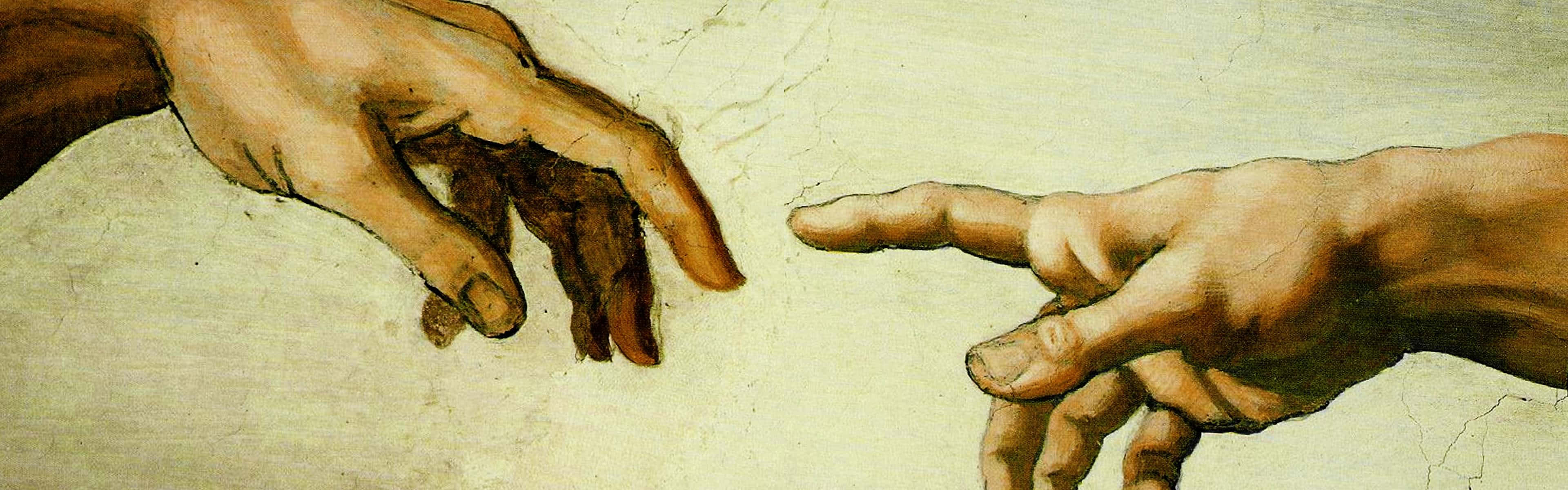 Michelangelo's Creation Of Adam Background