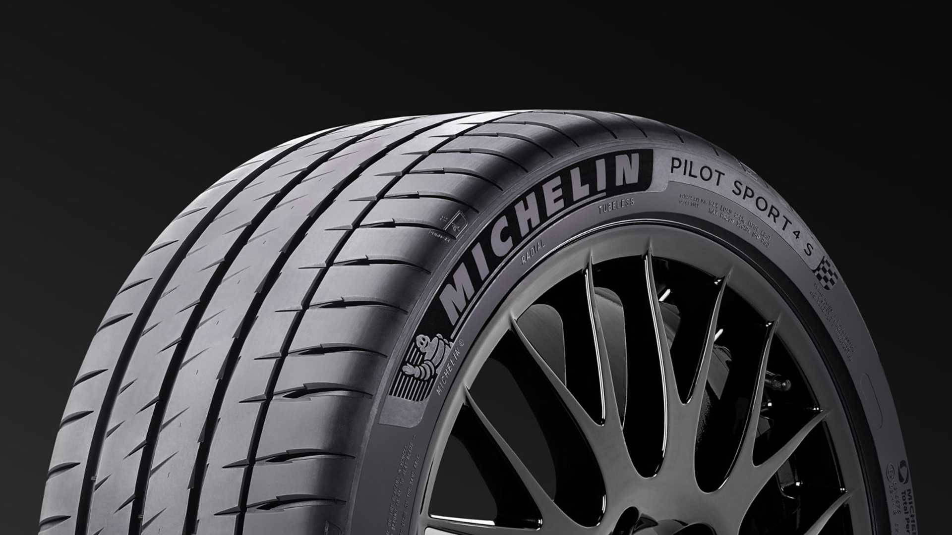 Michelin Black Tire Background