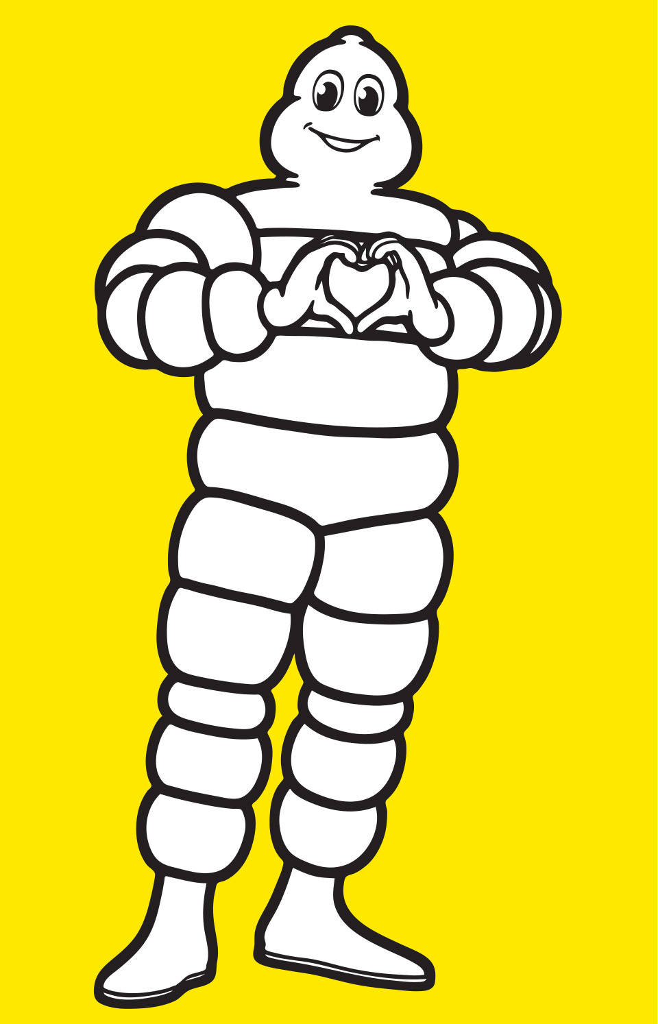 Michelin Heart Mascot Background