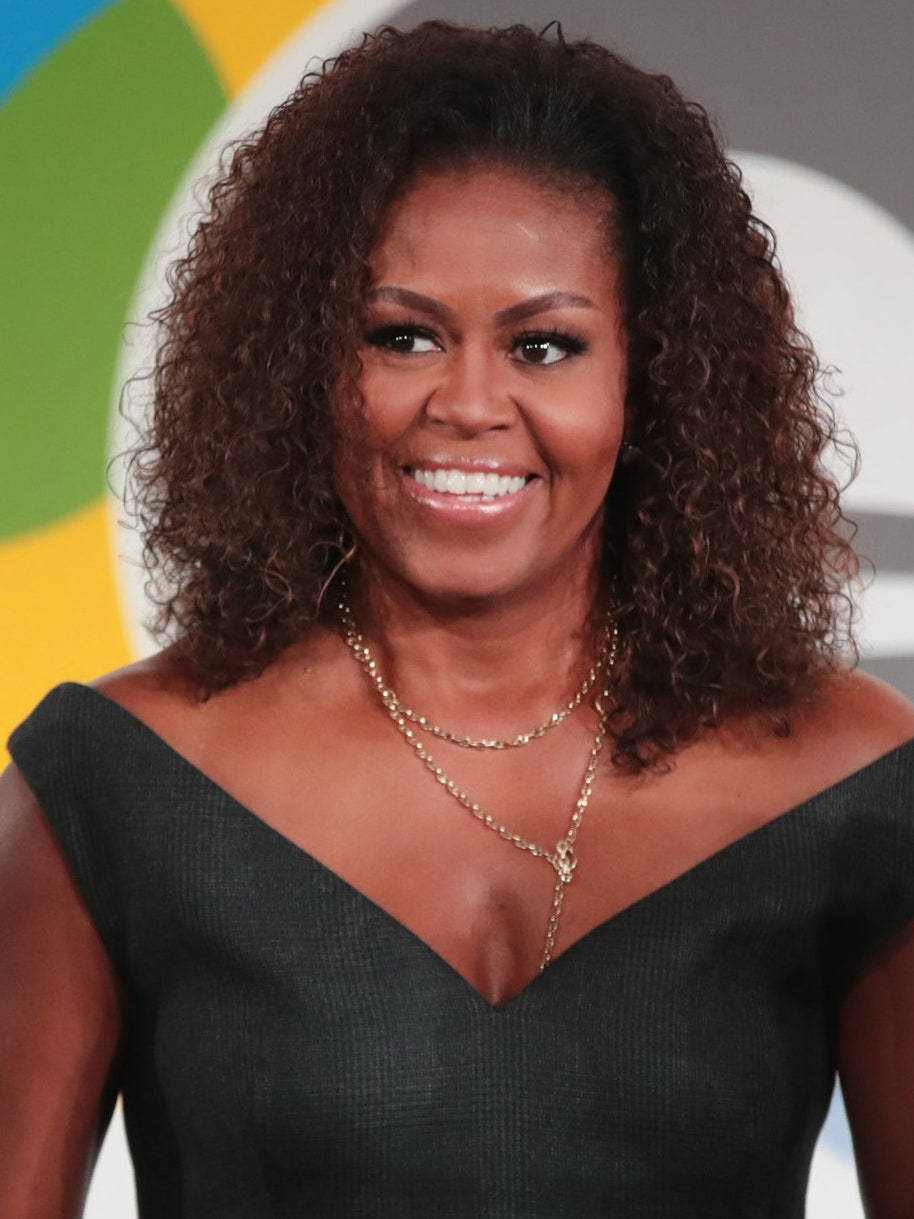 Michelle Obama Natural Hair Background