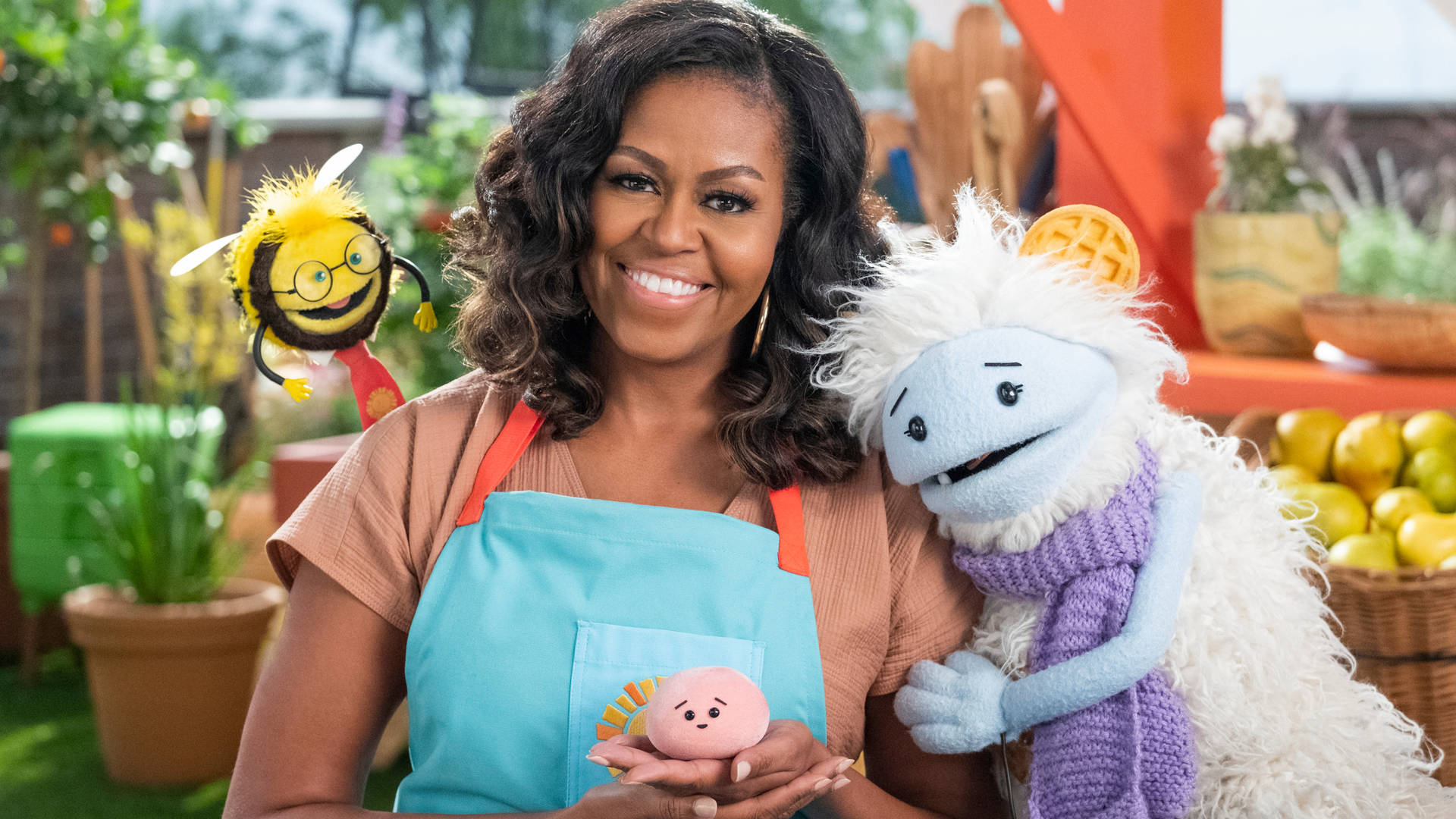 Michelle Obama Waffles + Mochi Background