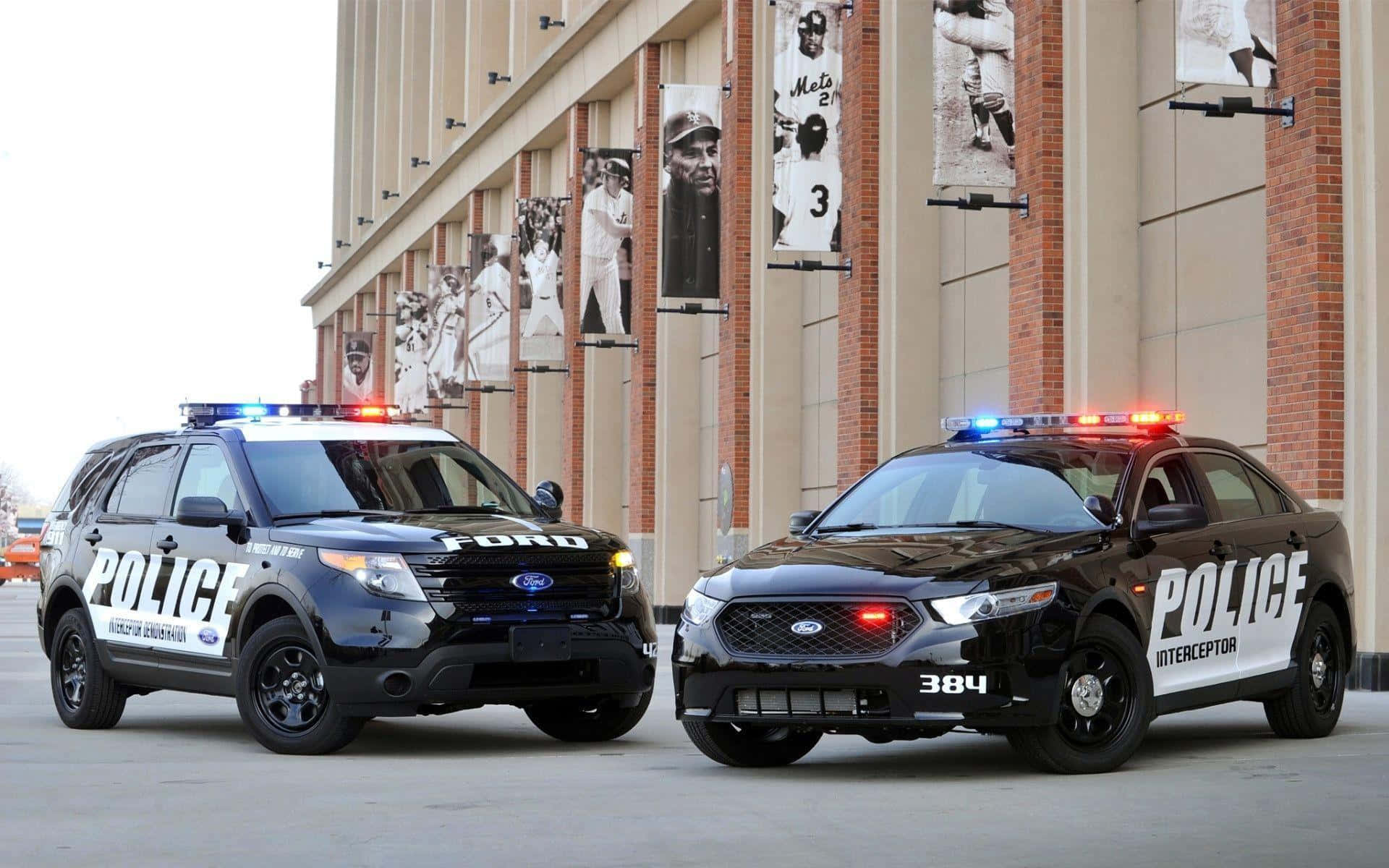 Michigan Cop Vehicle Ford Police Interceptor Background