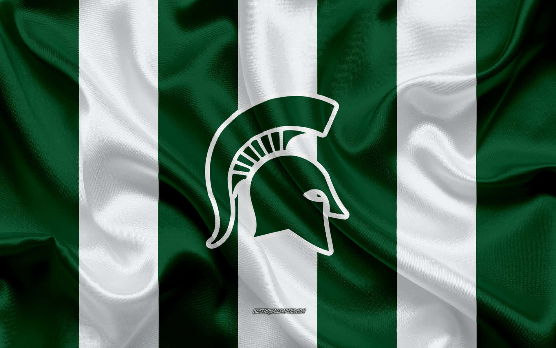 Michigan State Spartans Flag Wallpaper Background