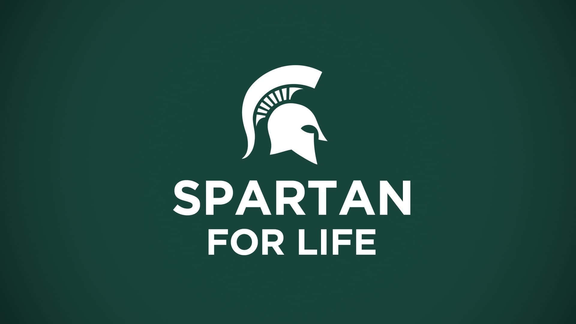 Michigan State Spartans For Life Background