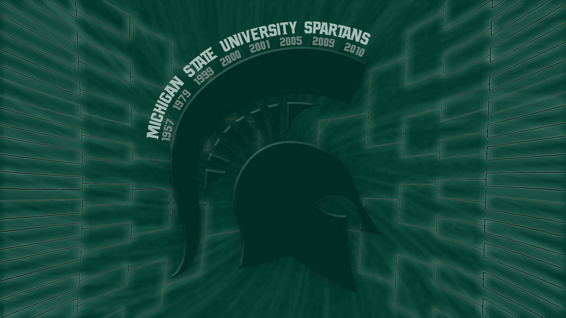 Michigan State University Logo Bracket Background