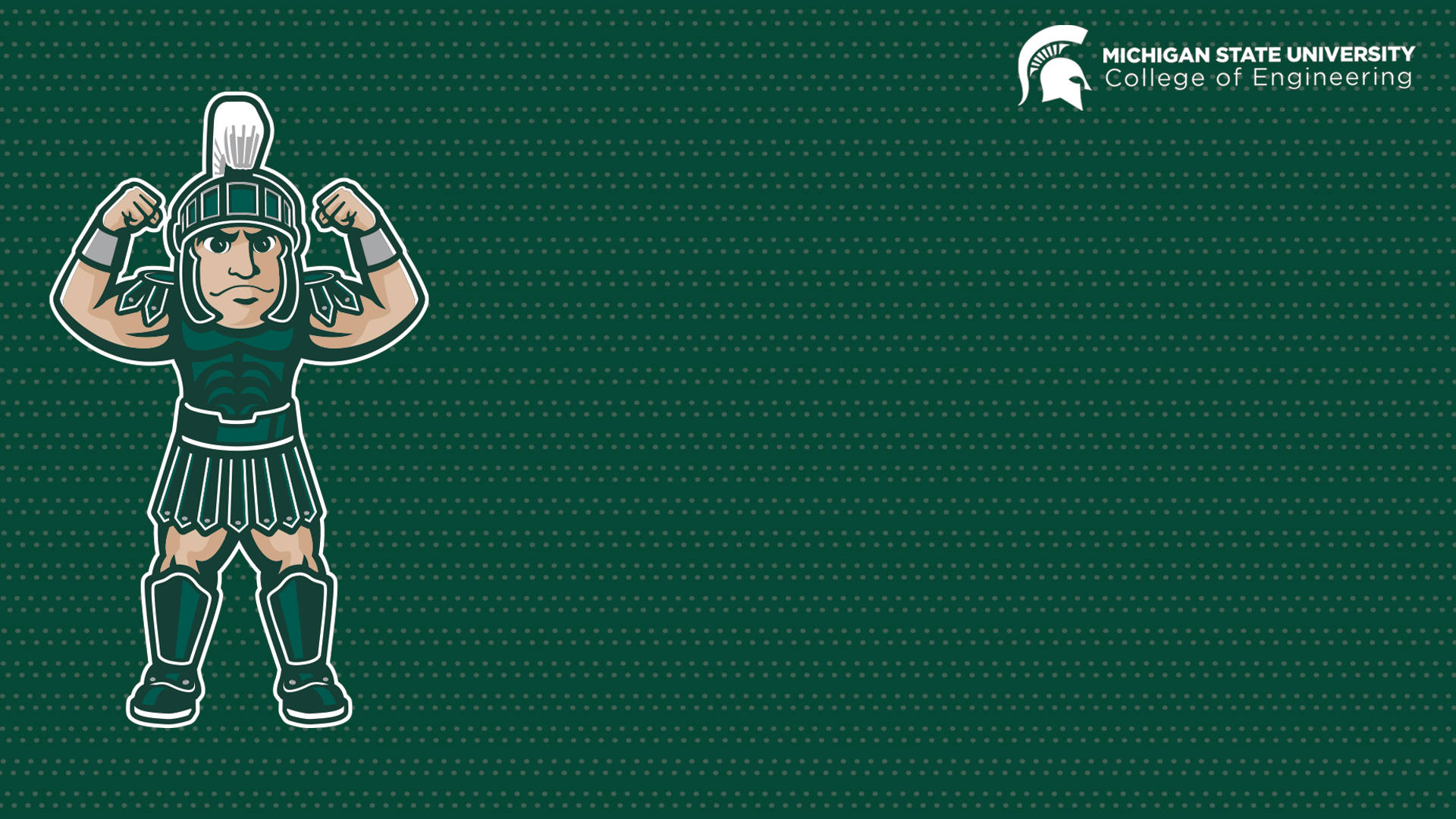 Michigan State University Spartans Mascot Background