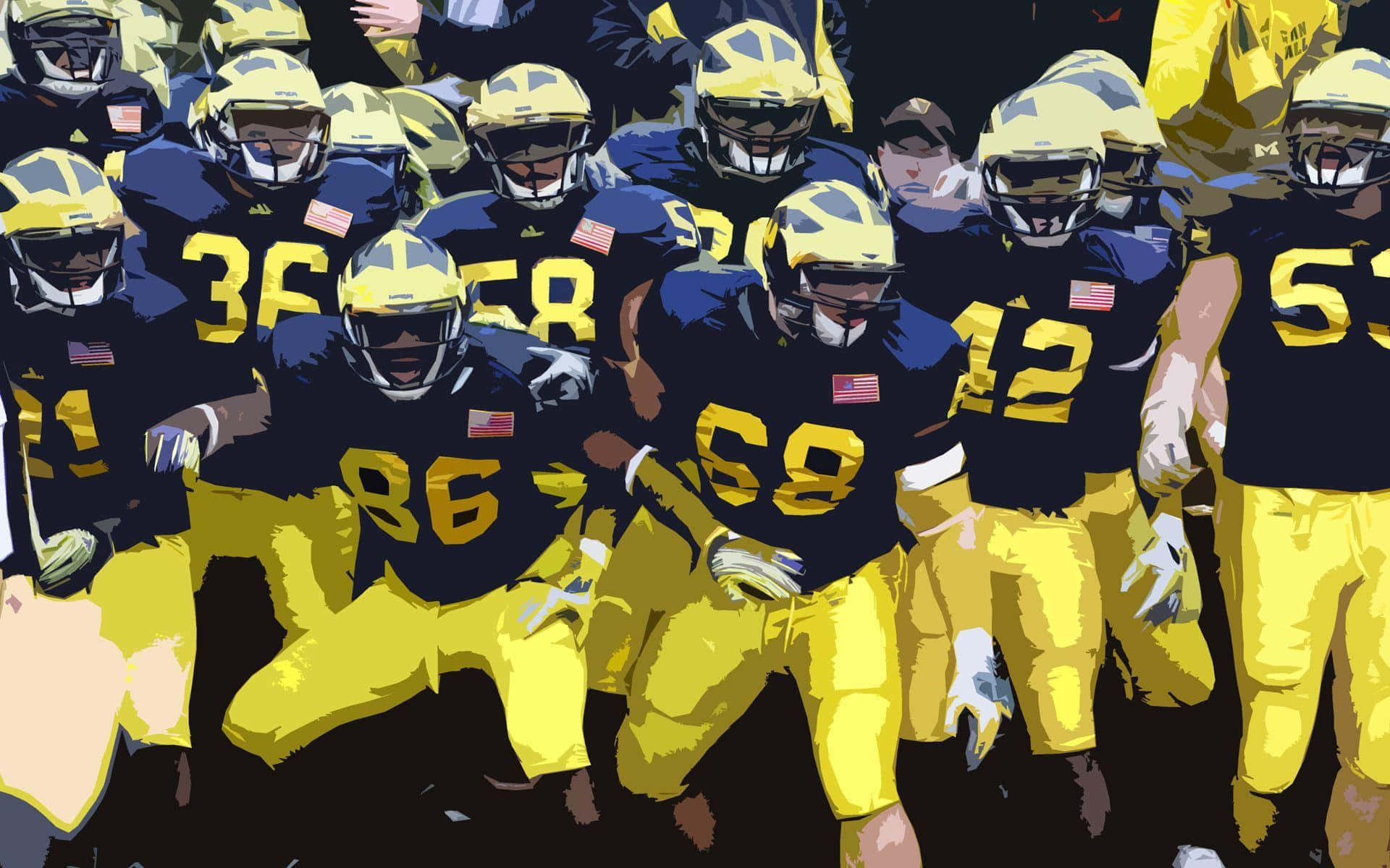 Michigan Wolverines Football Team Background
