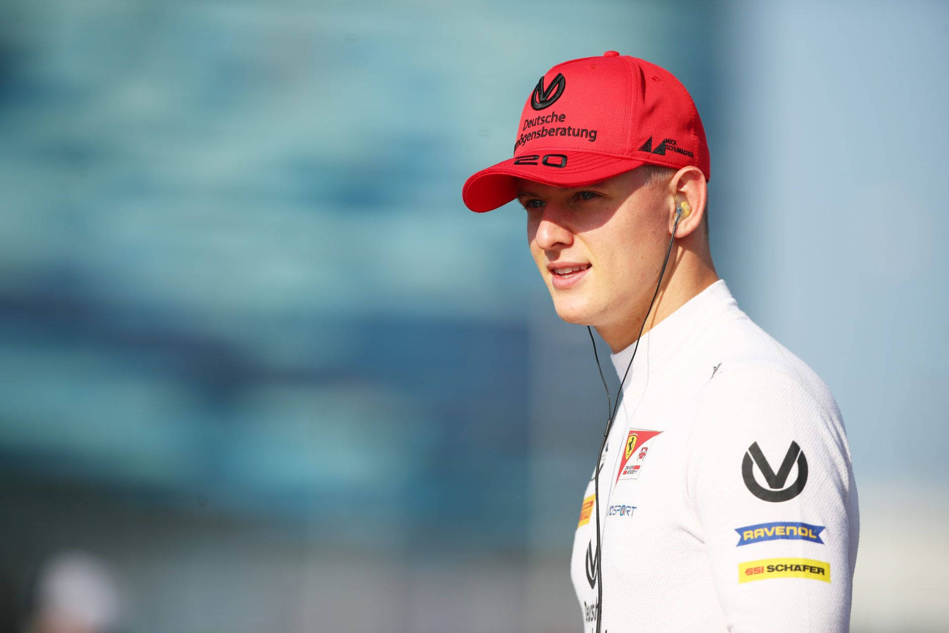 Mick Schumacher In Red Cap