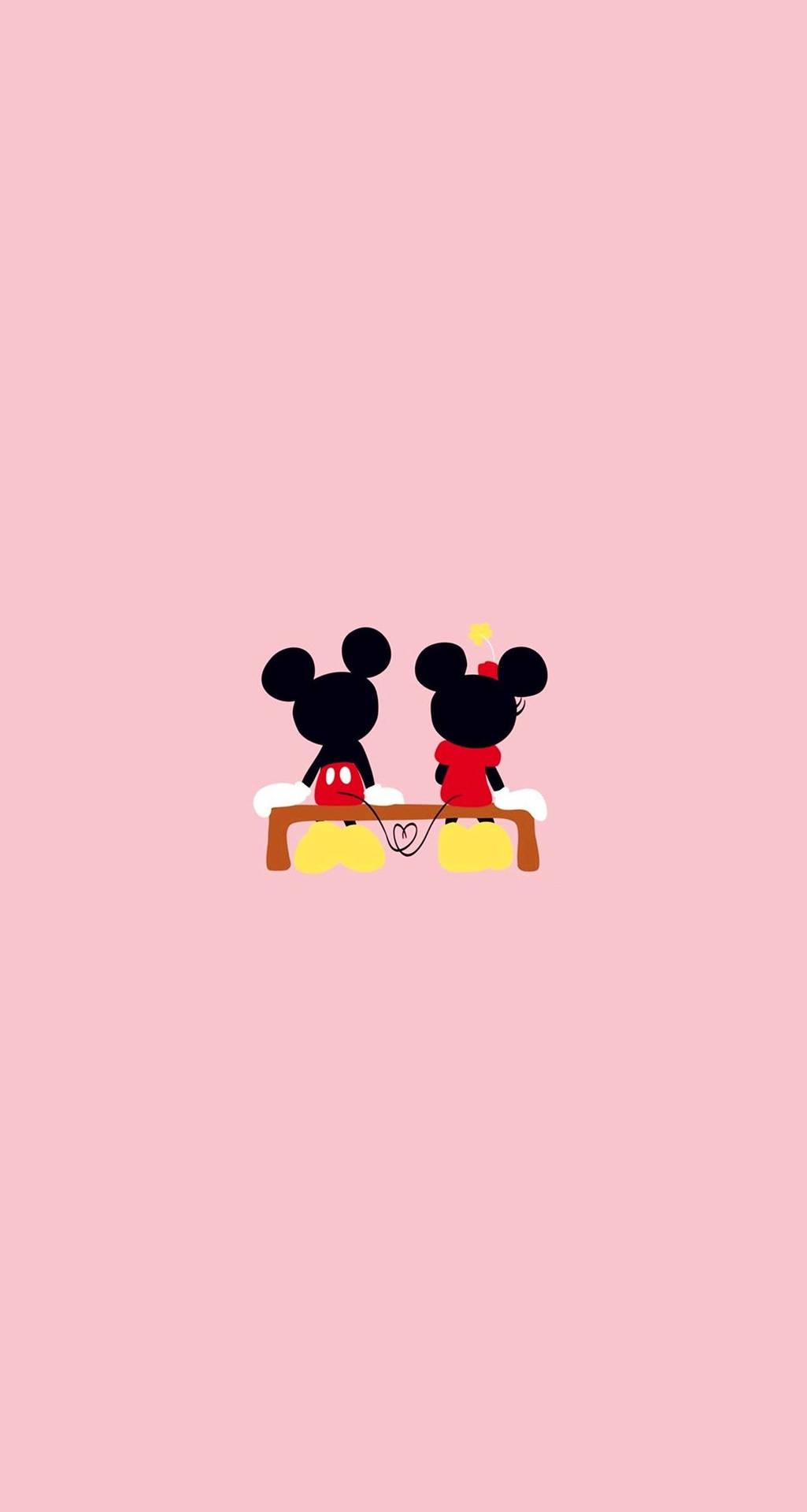 Mickey And Minnie Aesthetic Cartoon Disney Background