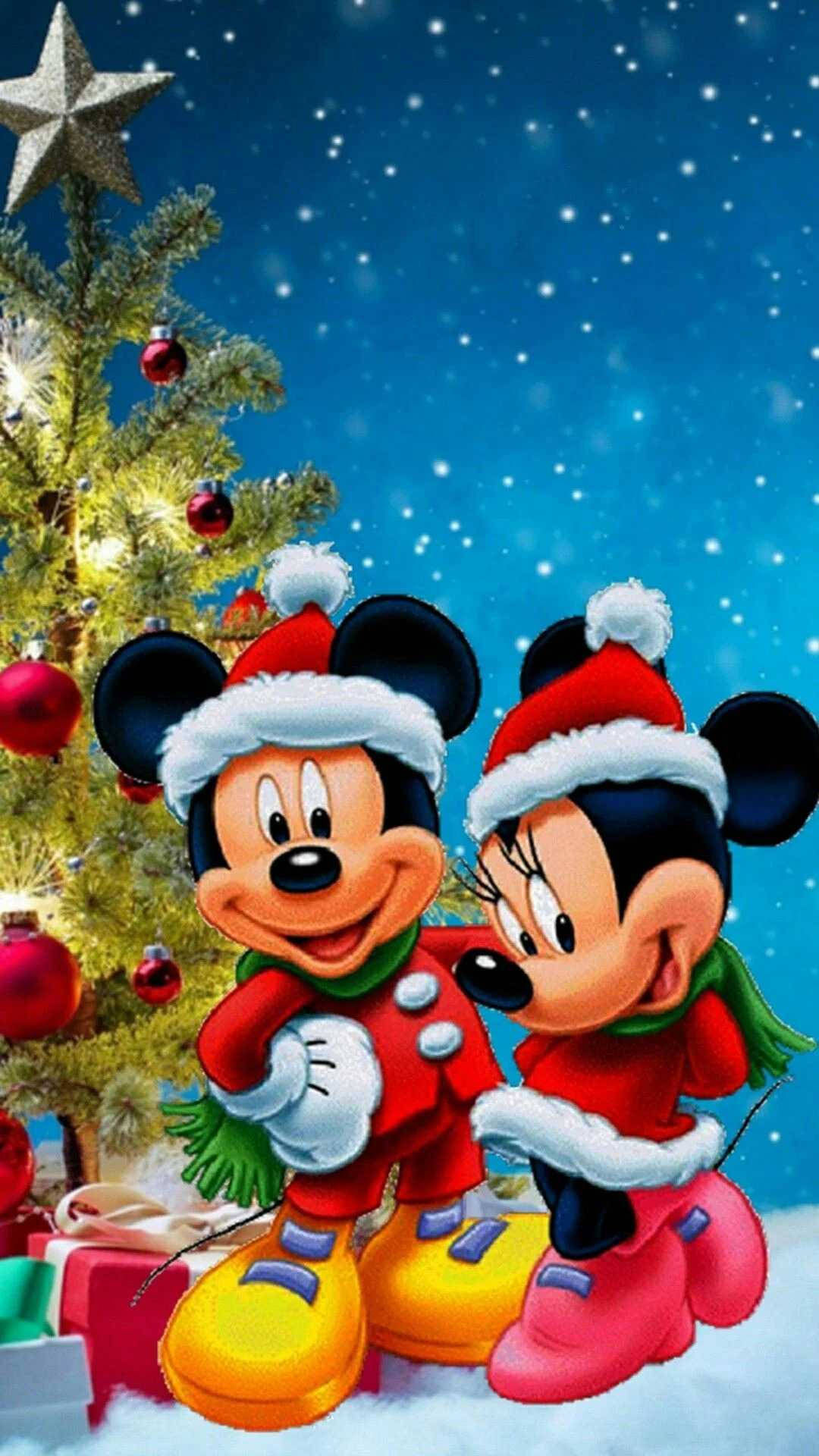Mickey And Minnie Mouse Christmas Iphone