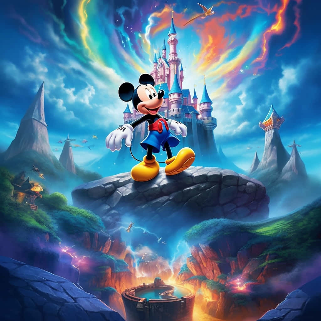 Mickey Magical Kingdom Fantasy Background