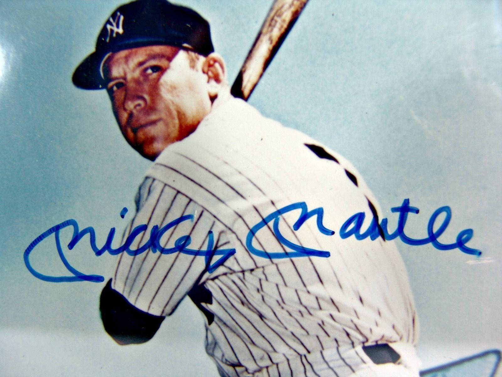 Mickey Mantle Signed Photograph