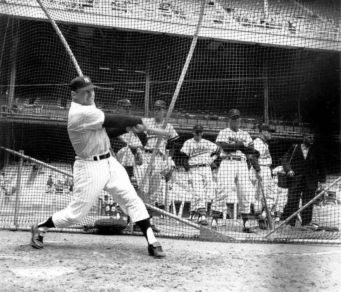 Mickey Mantle Swinging Stance