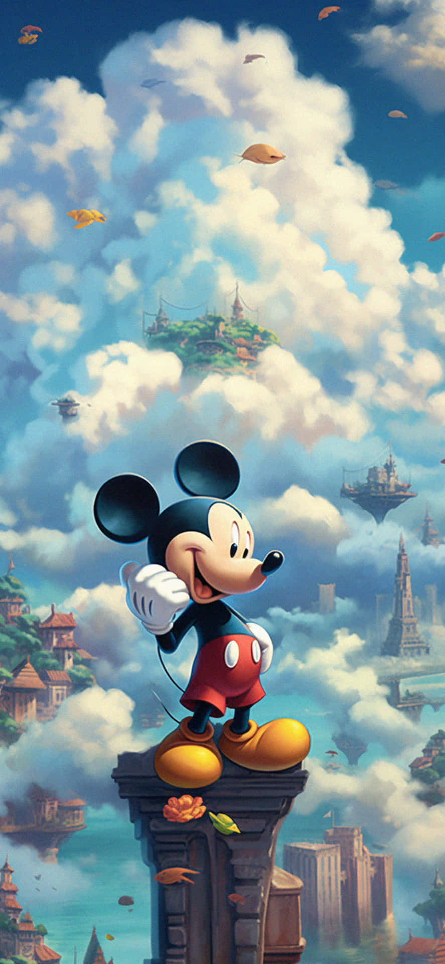 Mickey_ Mouse_ Adventure_ Above_ Clouds Background