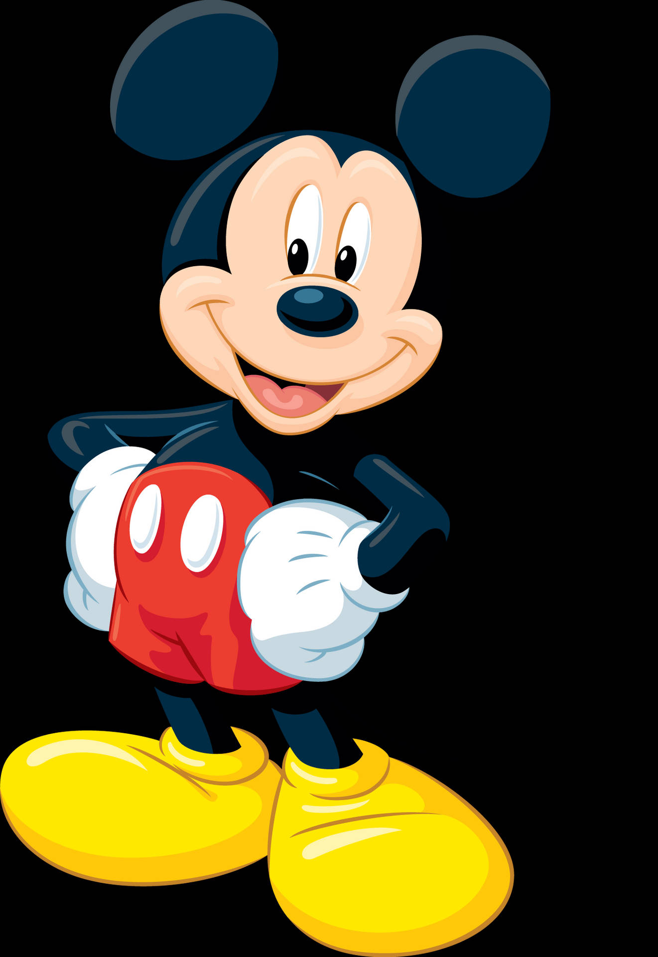 Mickey Mouse Big Smile Background